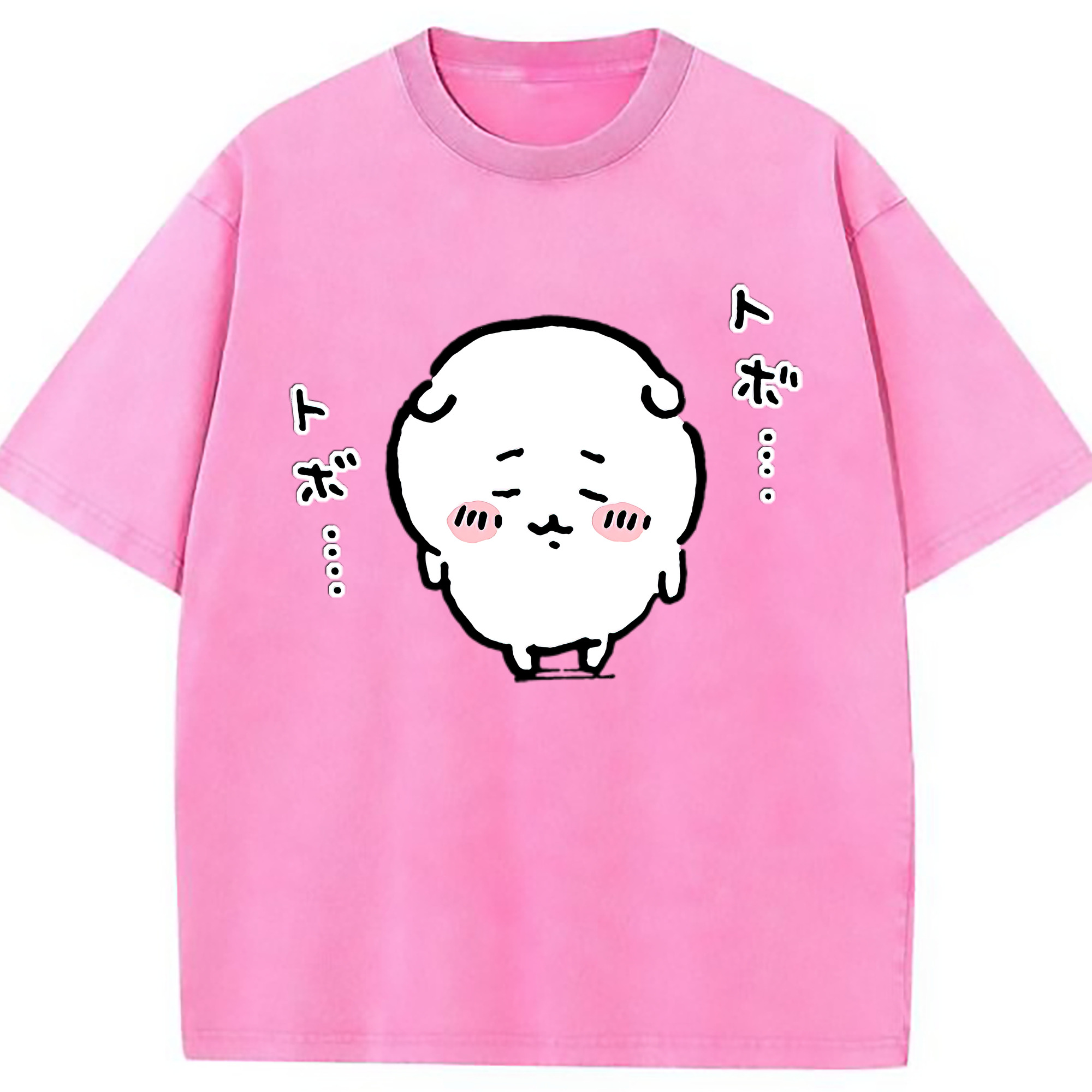 （画像用） ちいかわ ちいかわ Chii-kawa chiikawa 綿100% ヴィンテージ風 半袖Tシャツ（フロントプリント）
